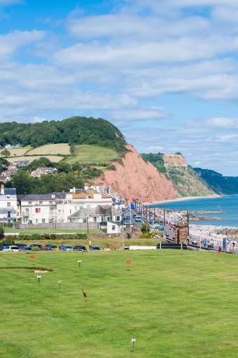 Belmont Hotel Local Area Cliffs at Sidmouth