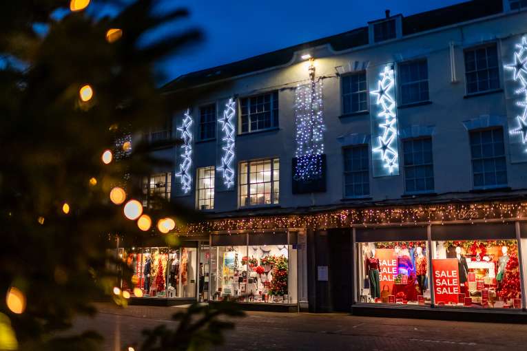 Fields Department Store decorated for Christmas 