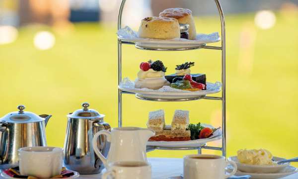 Belmont Hotel Dining Afternoon Tea Outdoors