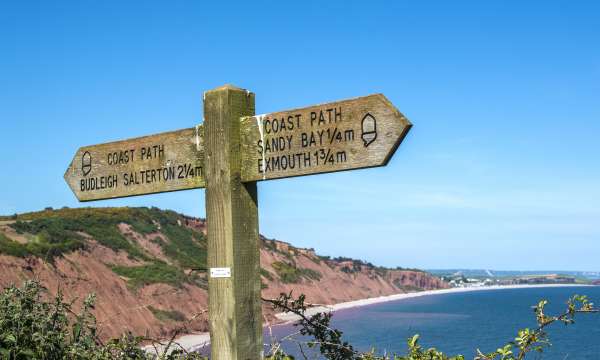 South West Coast Path Sign