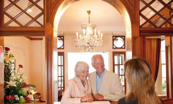 Couple at Reception of Belmont Hotel