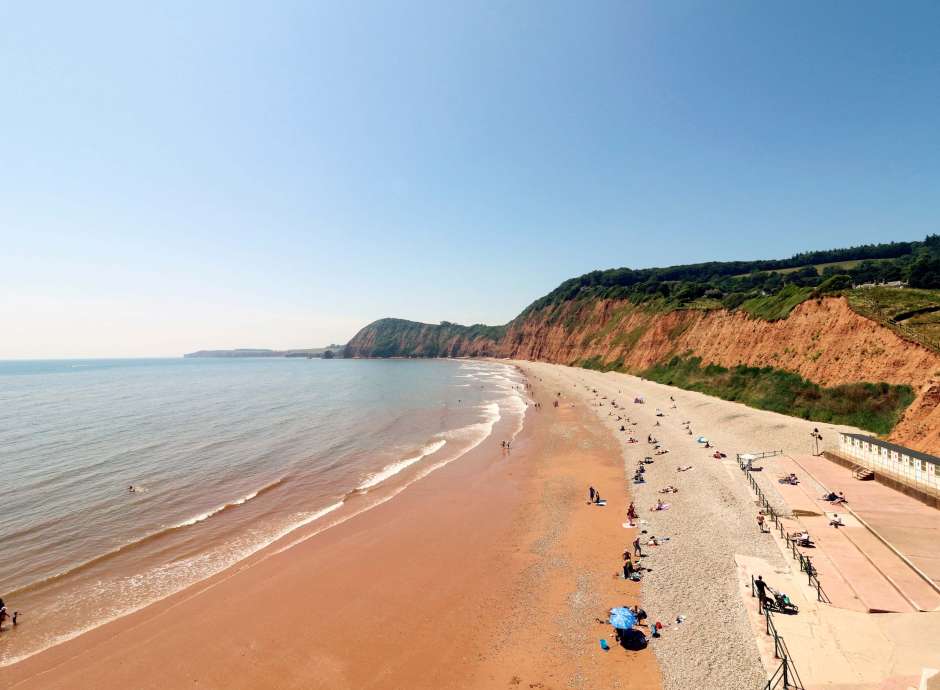 Jacobs Ladder Beach near Sidmouth South Devon