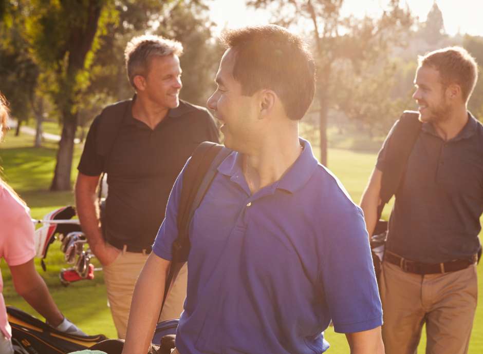 Group of golfers