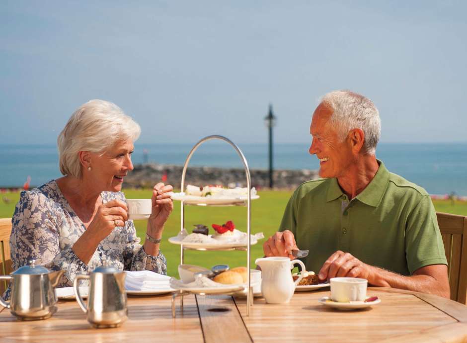 Belmont Hotel Afternoon Tea Outdoors on the Hotel Lawn